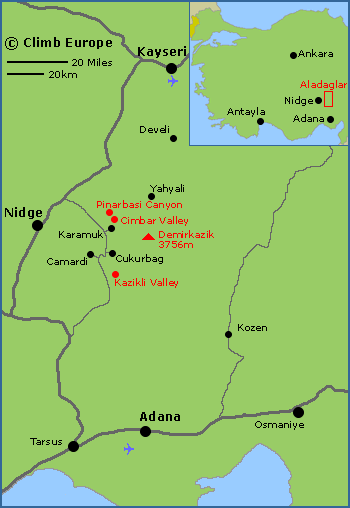 Карта национального парка «Аладаглар» 1057-006.gif